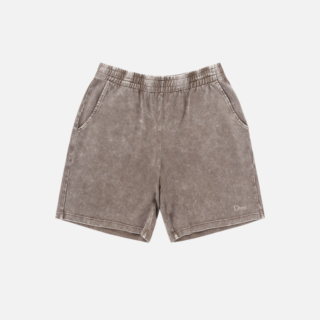 Dime Classic Jersey Sweatshorts - Brown Washed