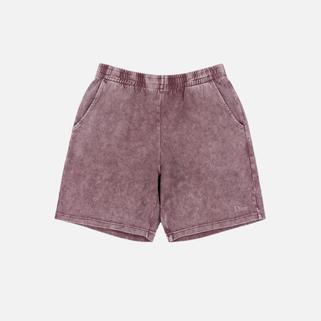 Dime Classic Jersey Sweatshorts - Plum Washed