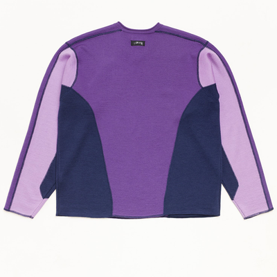 Stussy Wave Knit Sweater - Lavender