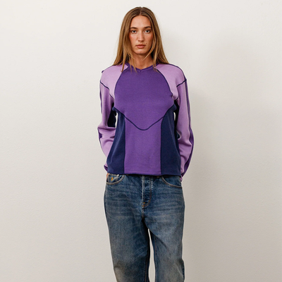 Stussy Wave Knit Sweater - Lavender