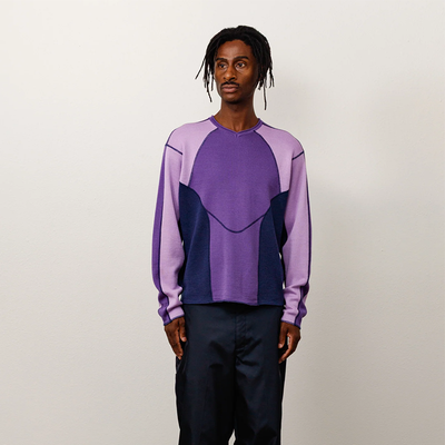 Stussy Wave Knit Sweater - Lavender