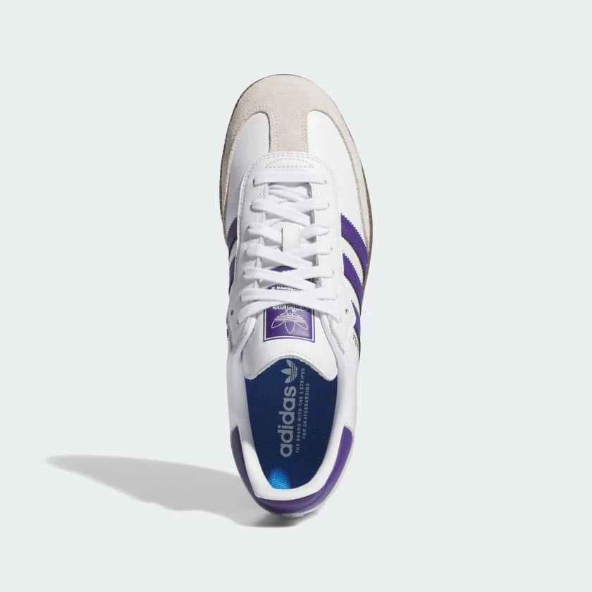 Adidas Samba ADV - White / Purple / Gum | 35th North Adidas Samba ADV - White / Purple / Gum | 35th North