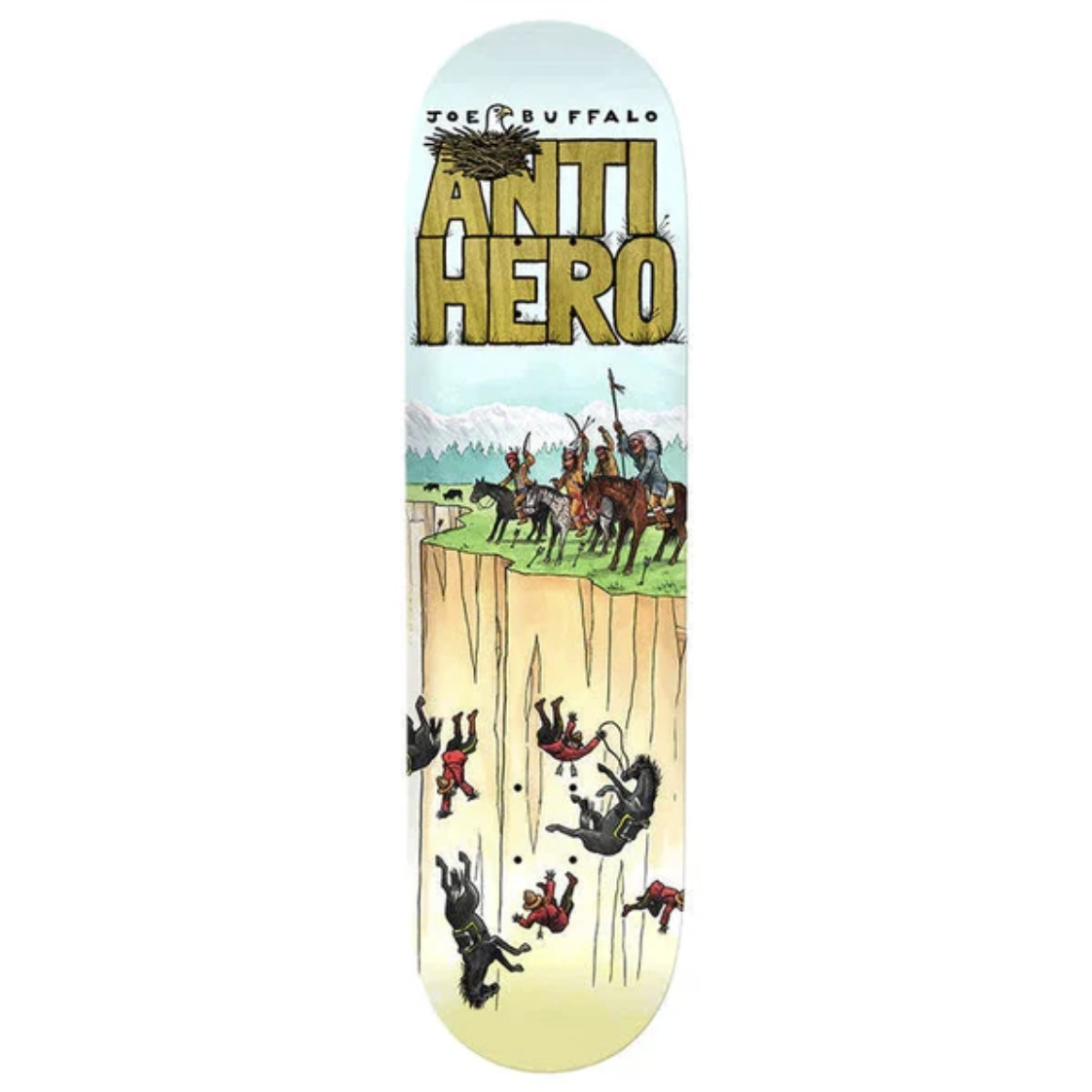 Anti Hero Skateboards Joe Buffalo Guest Skateboard Deck - 8.75" x 32.5"