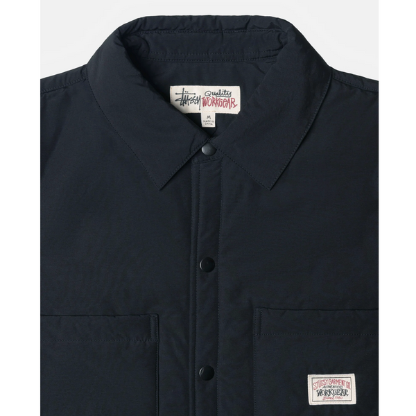 Stussy Padded Tech Over Shirt - Black - 35th North