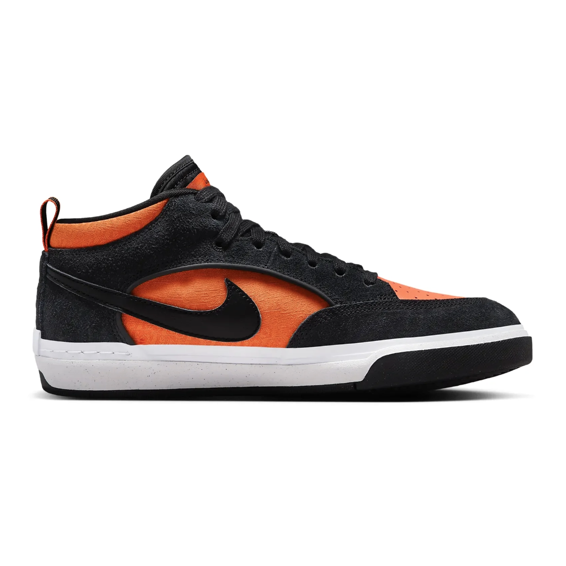 Nike SB React Leo Baker Shoe - Black/ Orange
