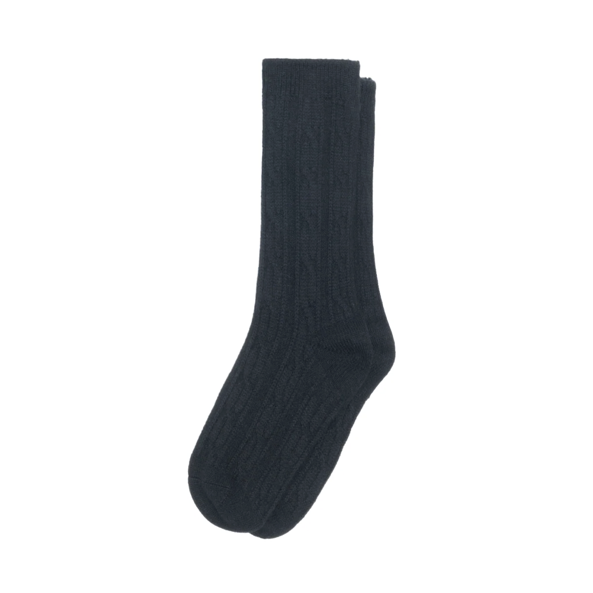 Stussy Cable Knit 'S' Dress Socks - Black