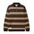 Butter Goods Linear Knitted Polo - Chestnut