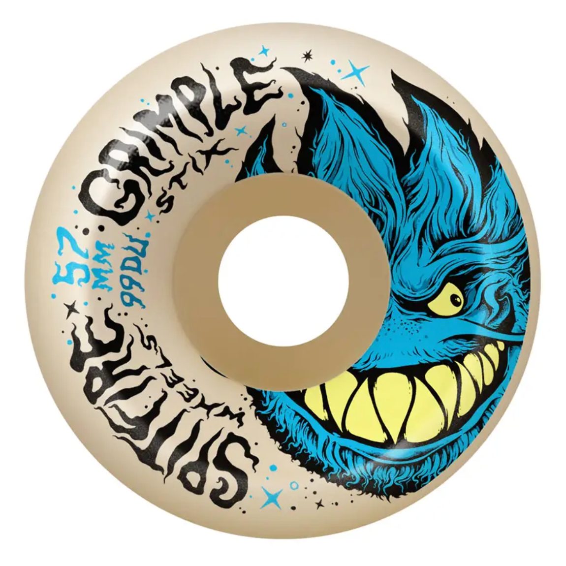 Spitfire Formula Four Grimple Head Lock-in Full 99a Skateboard Wheels - 54/55/57mm