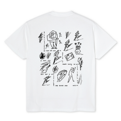 Polar Skate Co Sad At Times Tee - White