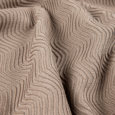 Dime Wave Cable Knit - Tan