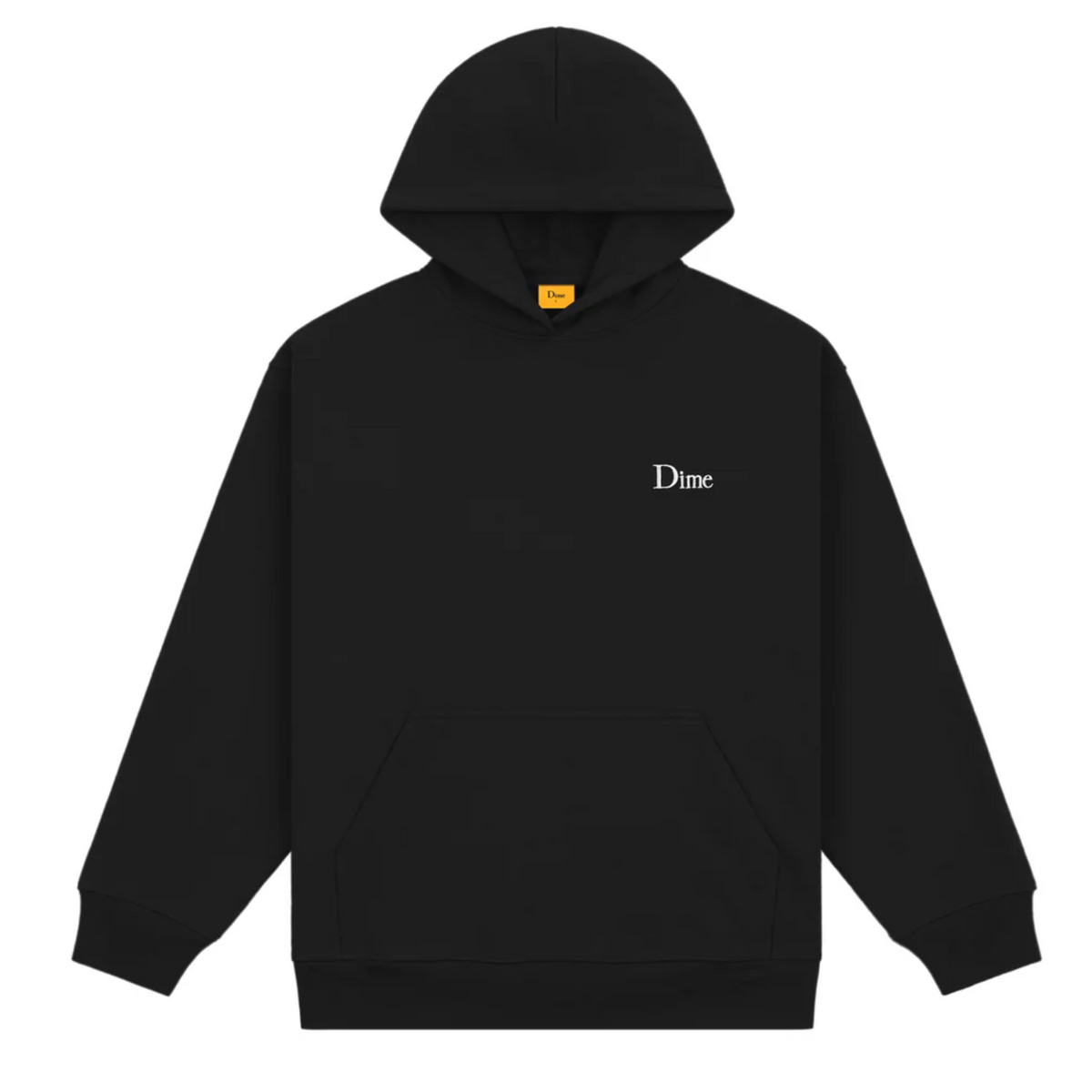 Dime Classic Small Logo Hoodie - Black