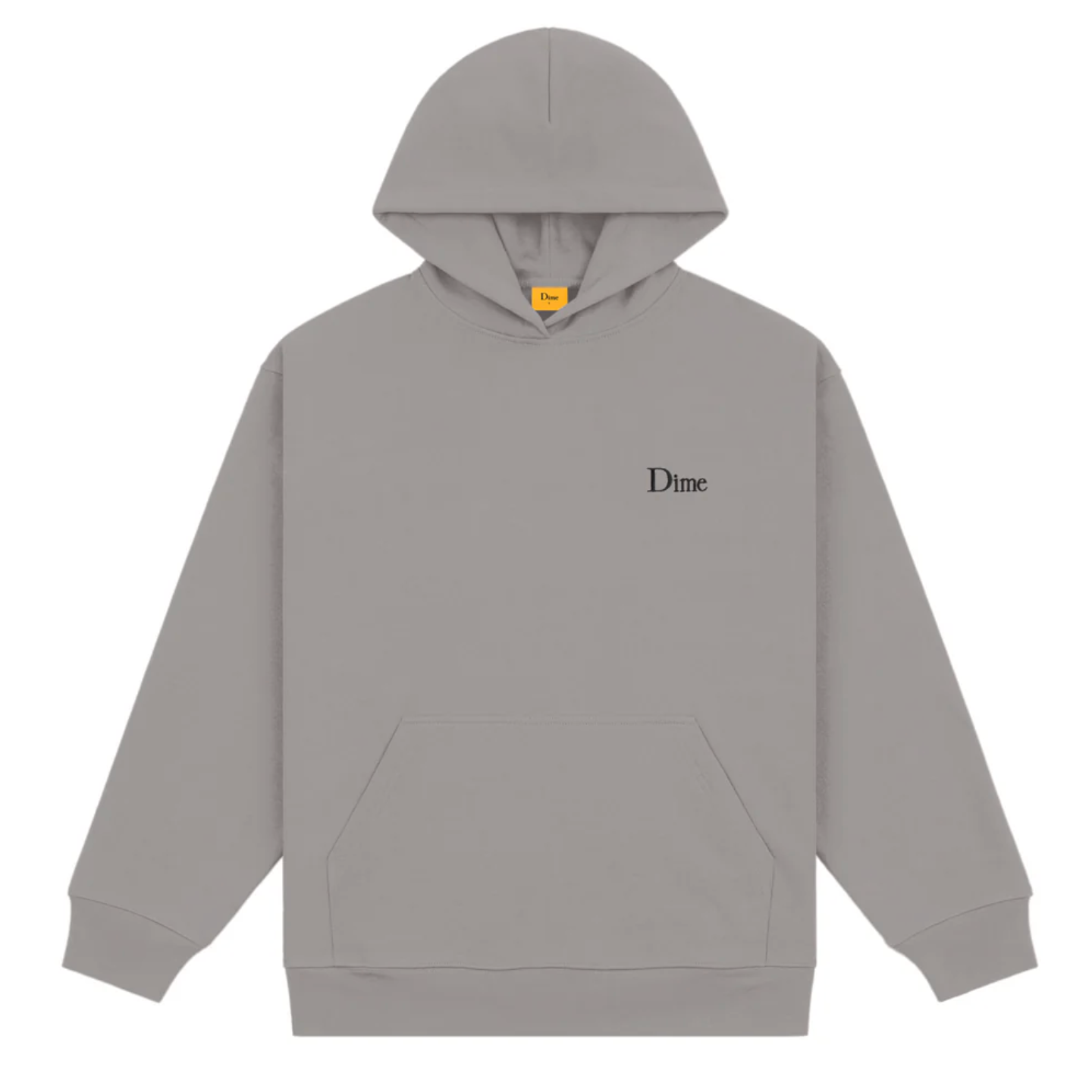 Dime Classic Small Logo Hoodie - Charcoal