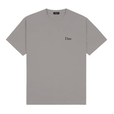 Dime Classic Small Logo T-Shirt - Charcoal