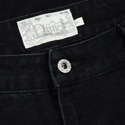 Dime Classic Relaxed Denim Pants - Black