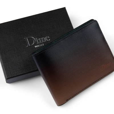 Dime Cursive Gradient Wallet - Copper