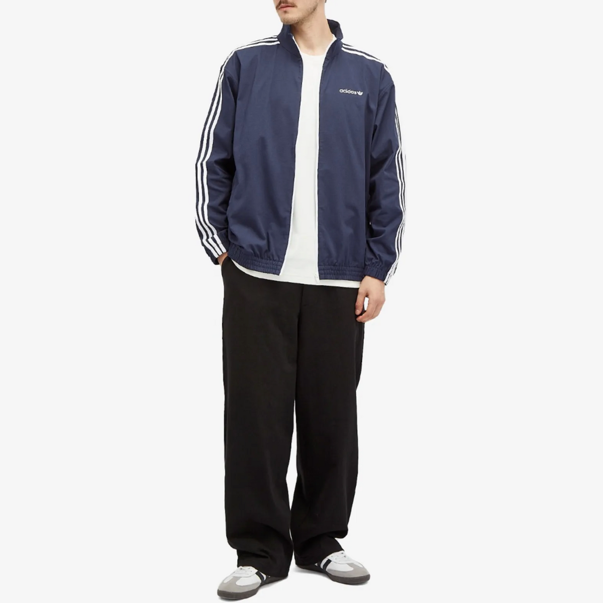 Adidas 'Superfire' Track Jacket - Navy