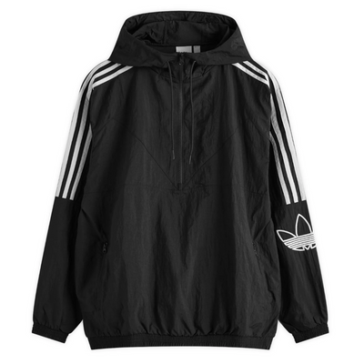 Adidas Classic Anorak Jacket - Black