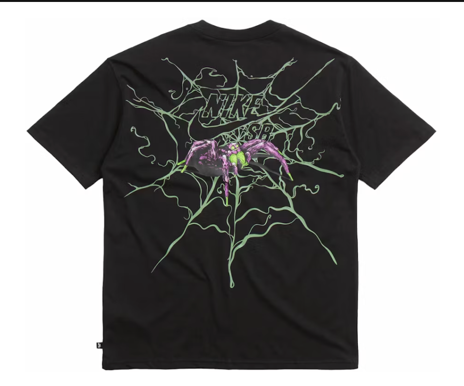 Nike SB Max 90 Halloween Spider Tee - Black