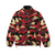 Butter Goods Camo Sherpa Jacket- Red