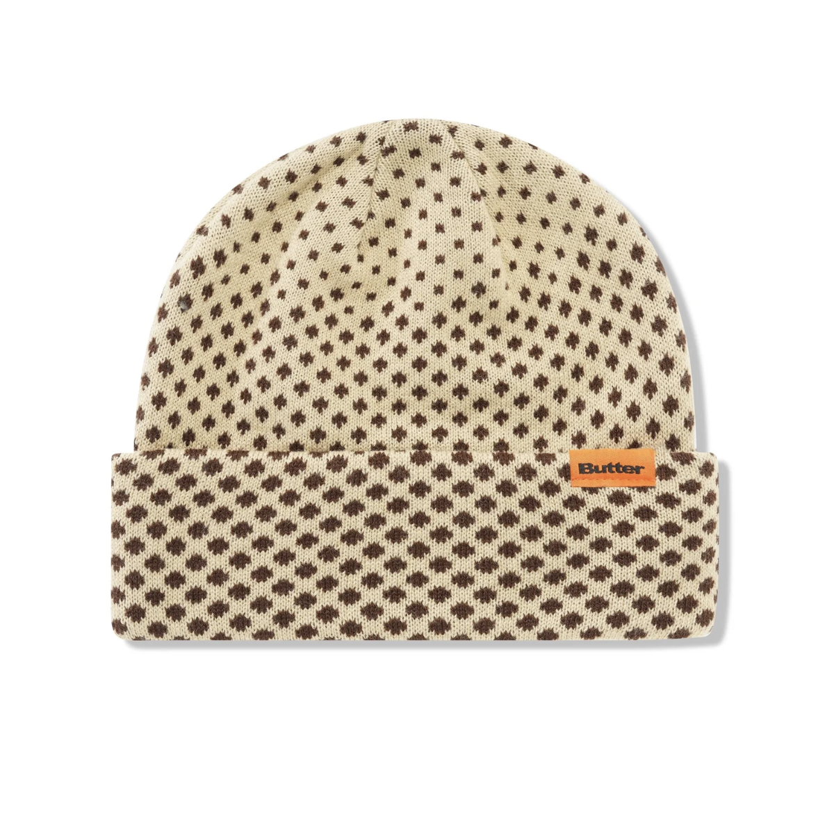 Butter Goods Halftone Cuff Beanie - Brown