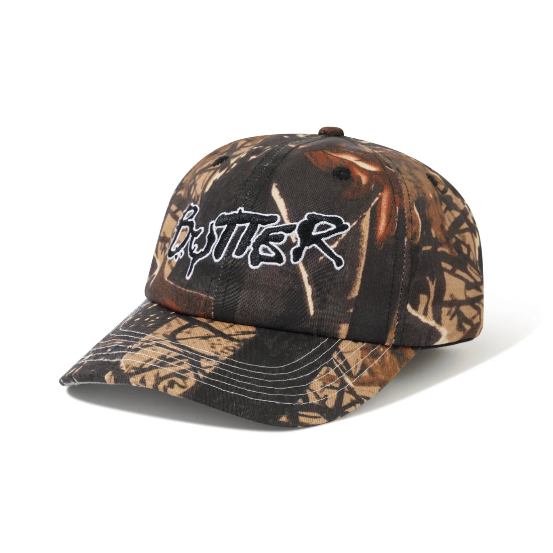 Butter Goods Radio 6 Panel Cap - Forest Camo