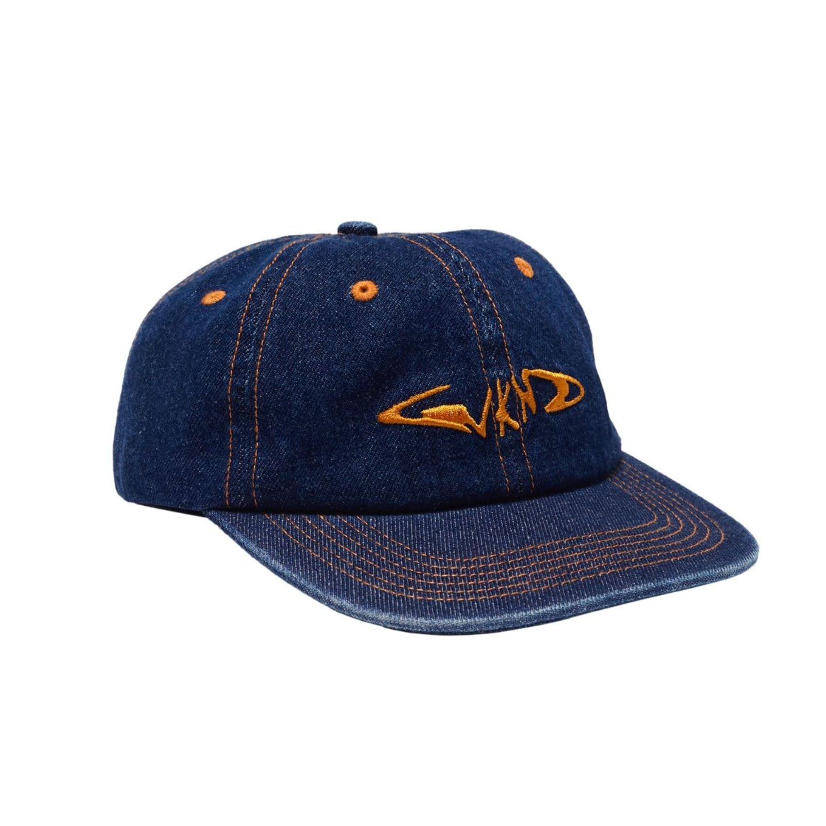 WKND Fishbone 6 Panel Hat- Blue Denim