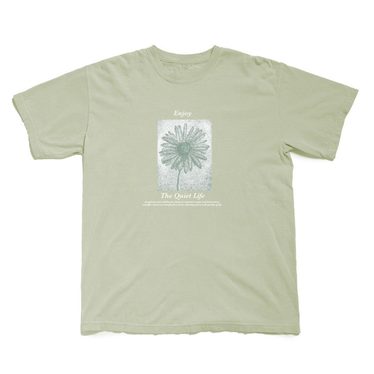 The Quiet Life Enjoy Pigment Dyed T-Shirt - Bay