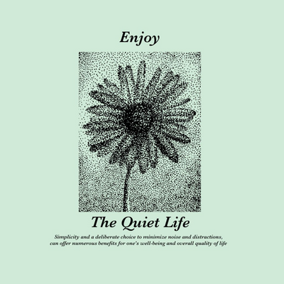 The Quiet Life Enjoy Pigment Dyed T-Shirt - Bay