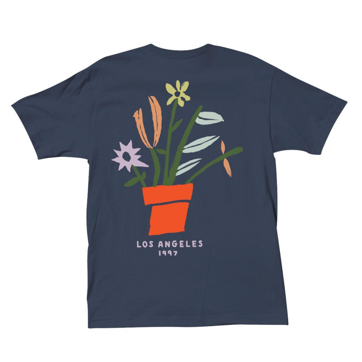 The Quiet Life Floral T-Shirt - Navy