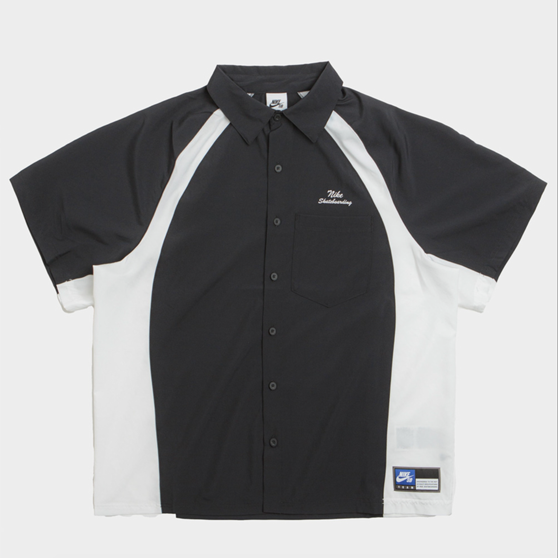 Nike SB Bowler Shirt -  Black / White