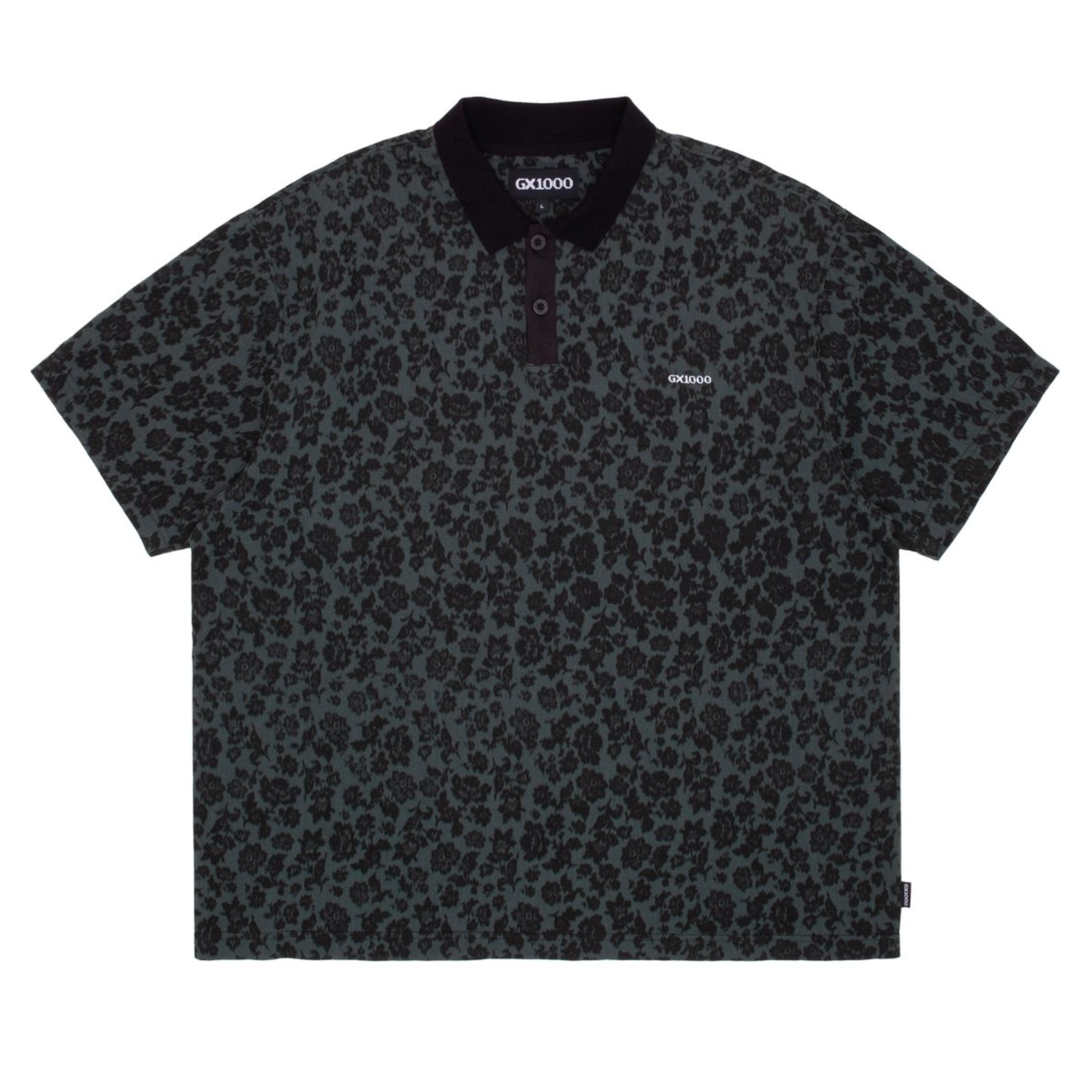 GX1000 Polo Shirt - Floral Emerald