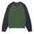 Stussy Colorblocked Raglan Knit Crew - Green