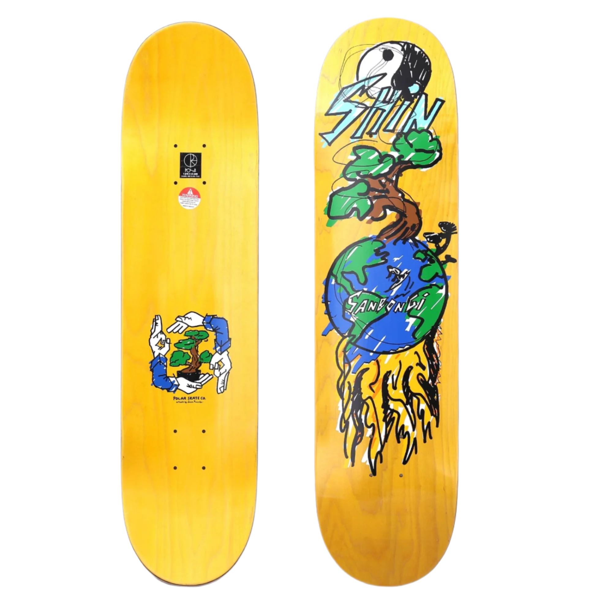 Polar Skate Co Shin Sanbongi 'Bonzai Ride' Deck - 7.875