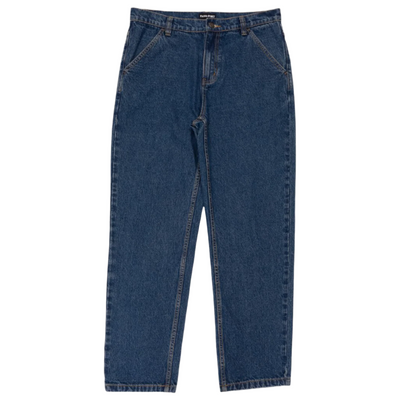 Pass~Port Workers Club Straight Leg Jeans - Washed Dark Indigo