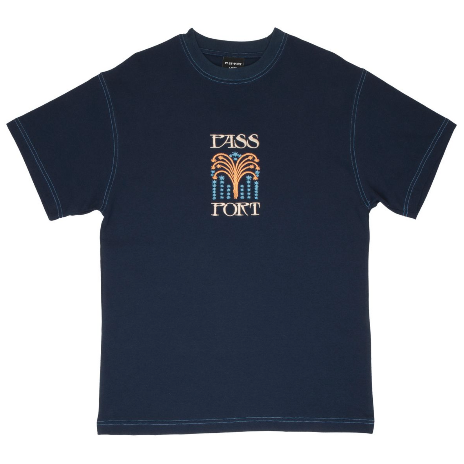 Pass~Port 'Roman Candle' Tee - Navy