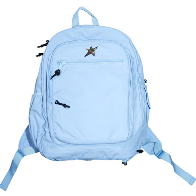 Carpet Bookbag Rainjacket - Light Blue