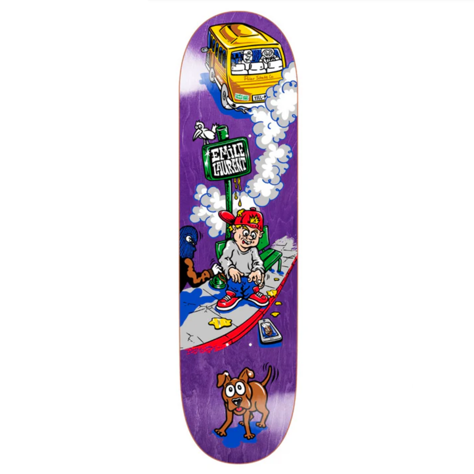 Polar Skate Co | Emile Laurent 'Bus Stop' Deck - 8.0 / 8.25