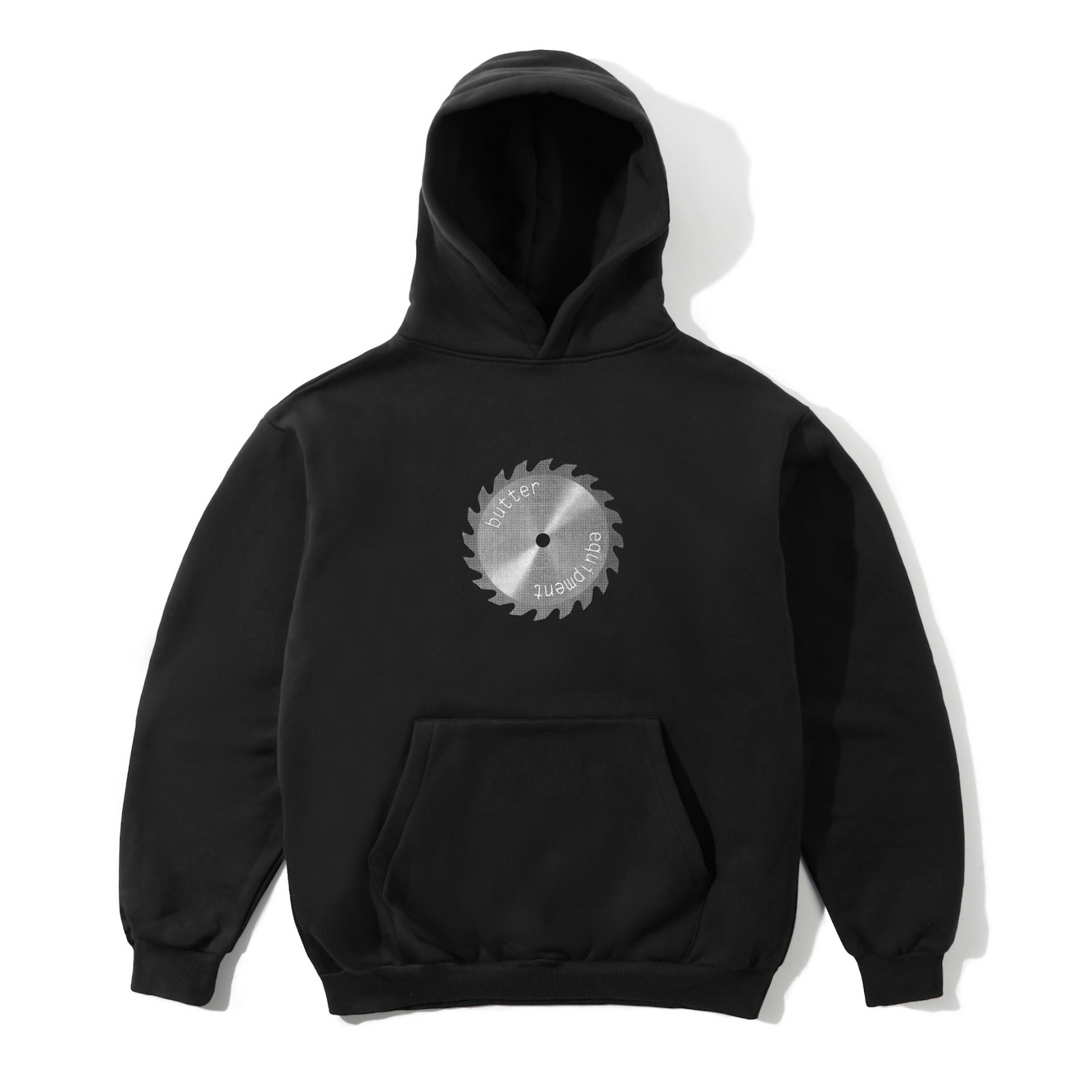 Butter Goods Saw Blade Pullover Hood - Black