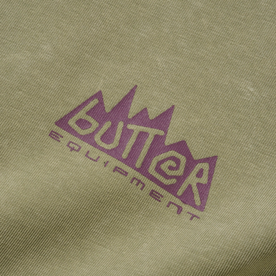 Butter Goods Mountain Equipment Tee - Washed Sage