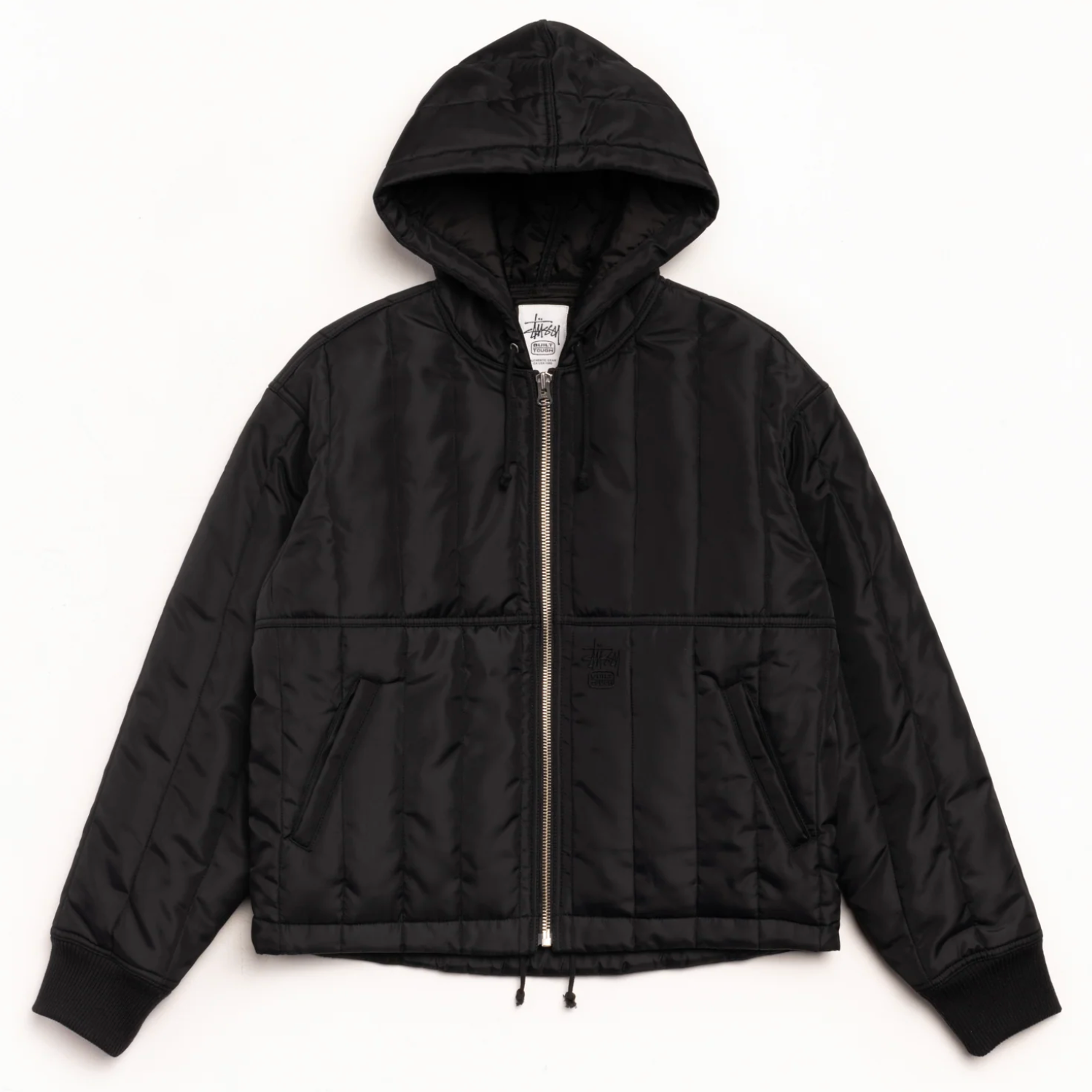 Stussy - Quilted Nylon Work Jacket - Black
