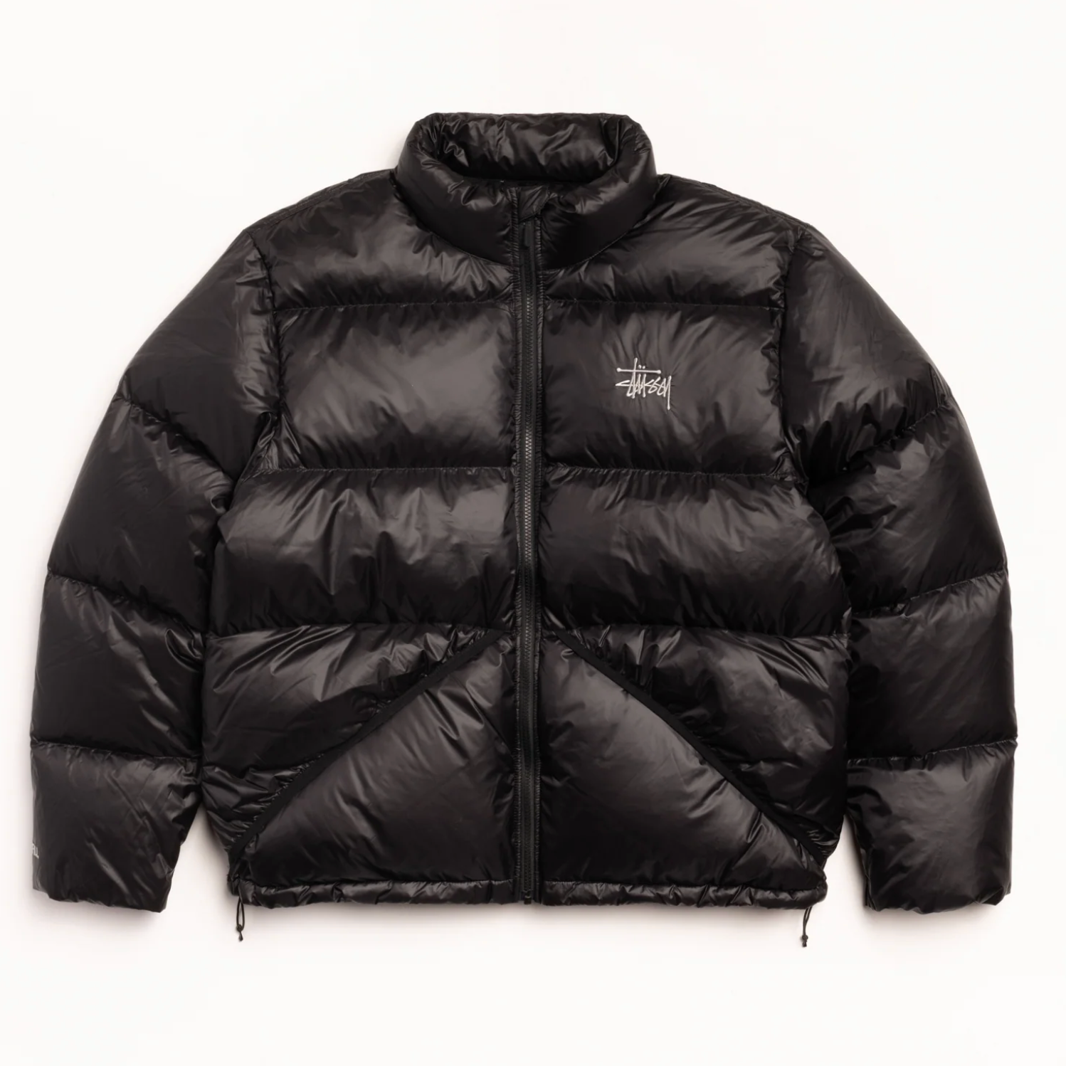STUSSY / 00s/ミリタリージャケット/リップストップ/M/コットン/BLK Stussy Micro Ripstop Down Jacket - Jet Black - 35th North