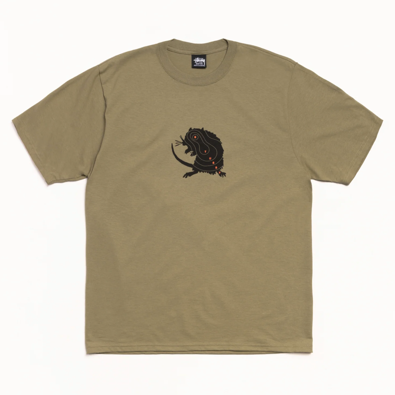 Stussy Long Range Tee - Army Green