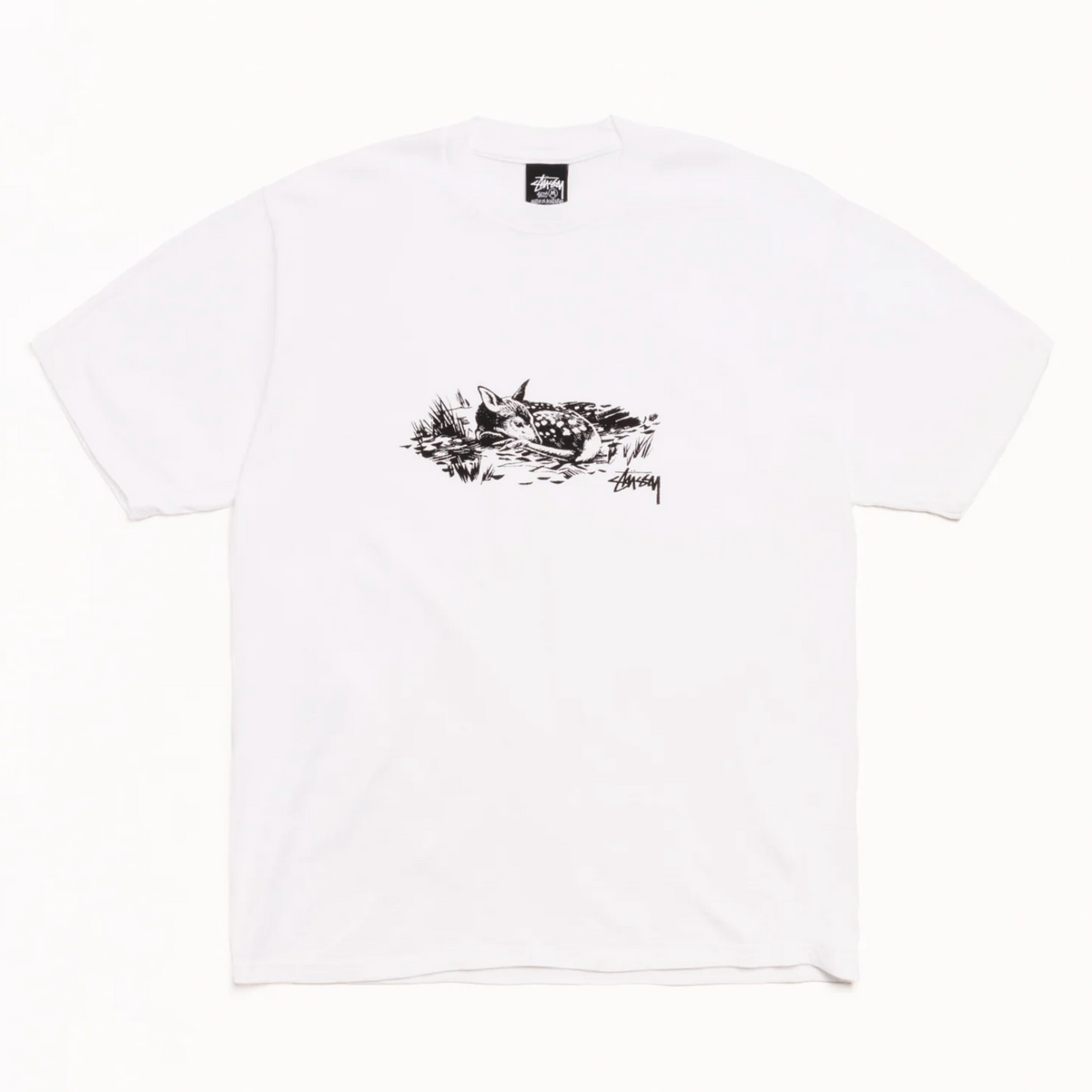 Stüssy サンデザイン Tシャツ ホワイト Stussy Fawn Tee - White | 35th North