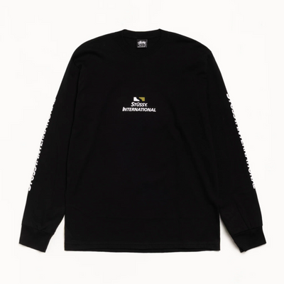 Stussy International LS Tee - Black