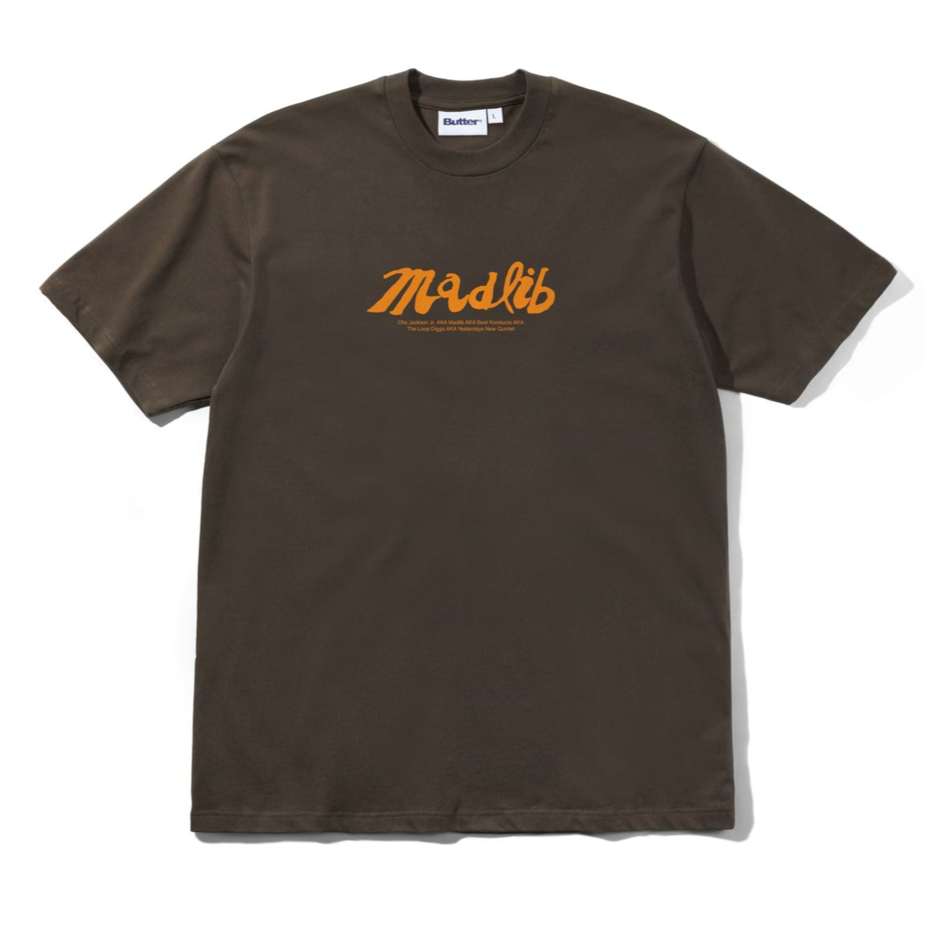 Butter Goods x Madlib Alias Tee - Brown