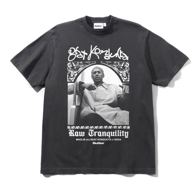 Butter Goods x Madlib  India Tee - Washed Black