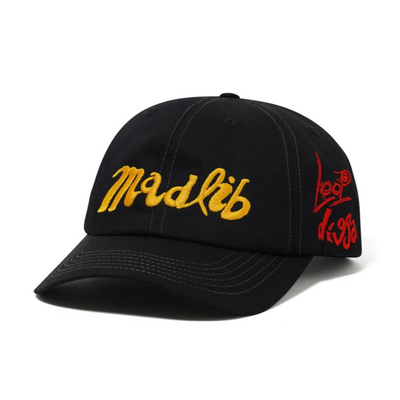 Butter Goods x Madlib Alias 6 Panel Cap - Black