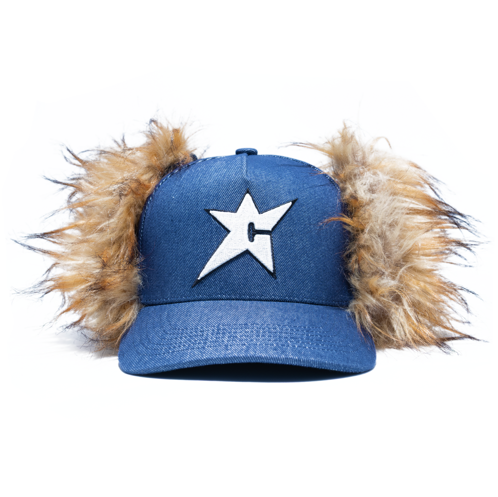 Carpet C-Star Fur Hat - Dark Denim