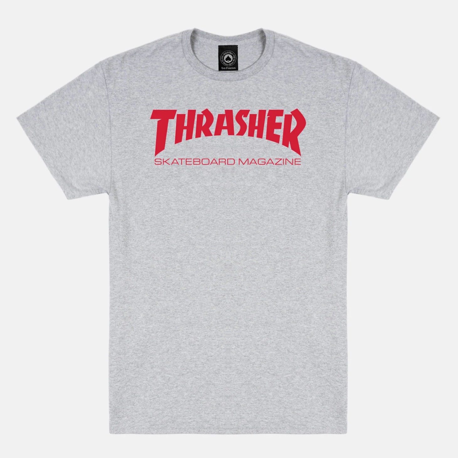 Thrasher Skate Mag T-Shirt - Grey / Red