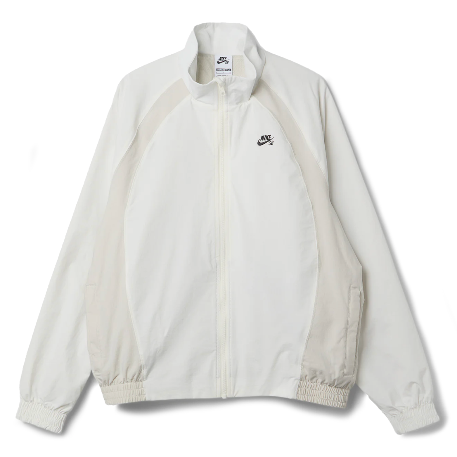Nike SB Full Zip Woven Skate Jacket - Sail / Light Bone / Black